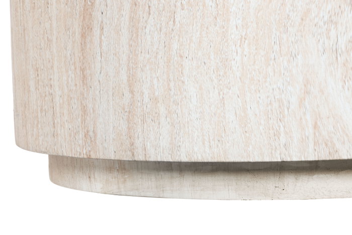 DKD Home Decor Mesa de Centro Fibra Vidrio Simil Travertine 70x70x36