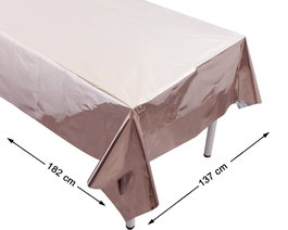 Atosa Mantel Rosa para Fiestas Infantiles y Baby Shower 137x182 cm