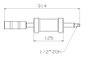 Barra Impacto de 2 kg con Dos Longitudes y Roscas