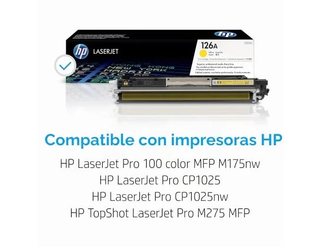 HP 126A CE312A Tóner Amarillo Original