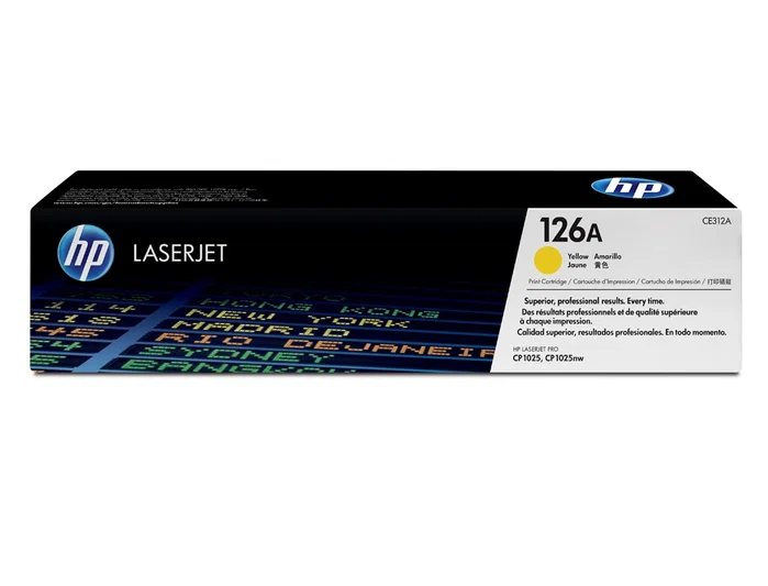 HP Cartucho de tóner original LaserJet 126A CE312A Amarillo HP Cartucho de tóner original LaserJet 126A CE312A Amarillo