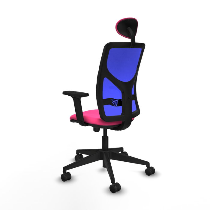 PIQUERAS Y CRESPO Silla de oficina Motilla con mecanismo Sincro, Rosa y Azul PIQUERAS Y CRESPO Silla de oficina Motilla con mecanismo Sincro, Rosa y Azul