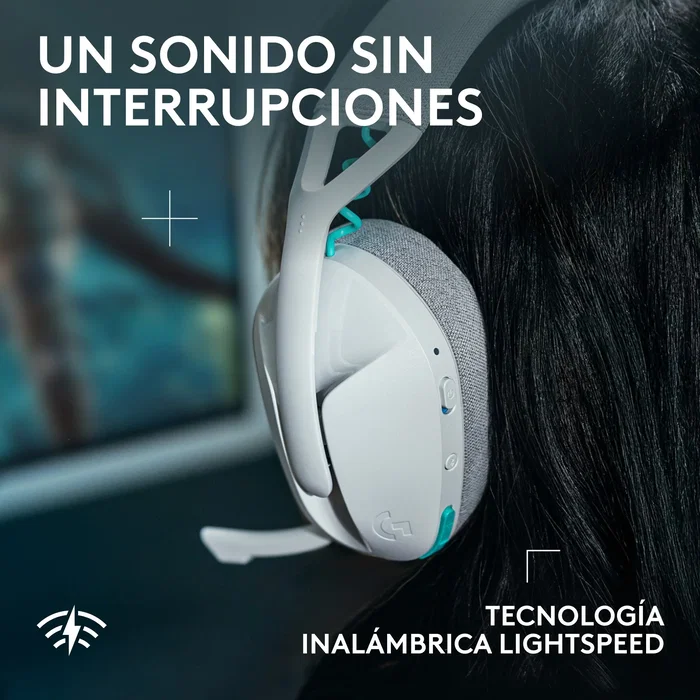 Logitech G Auriculares G321 LIGHTSPEED Blanco