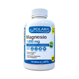 POLARIS Magnesio 1000Mg 100 Comprimidos - Contribuye al Sistema Inmune y Energético