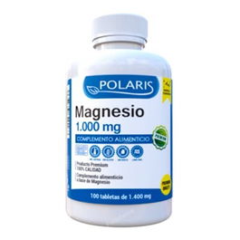POLARIS Magnesio 1000Mg 100 Comprimidos - Contribuye al Sistema Inmune y Energético