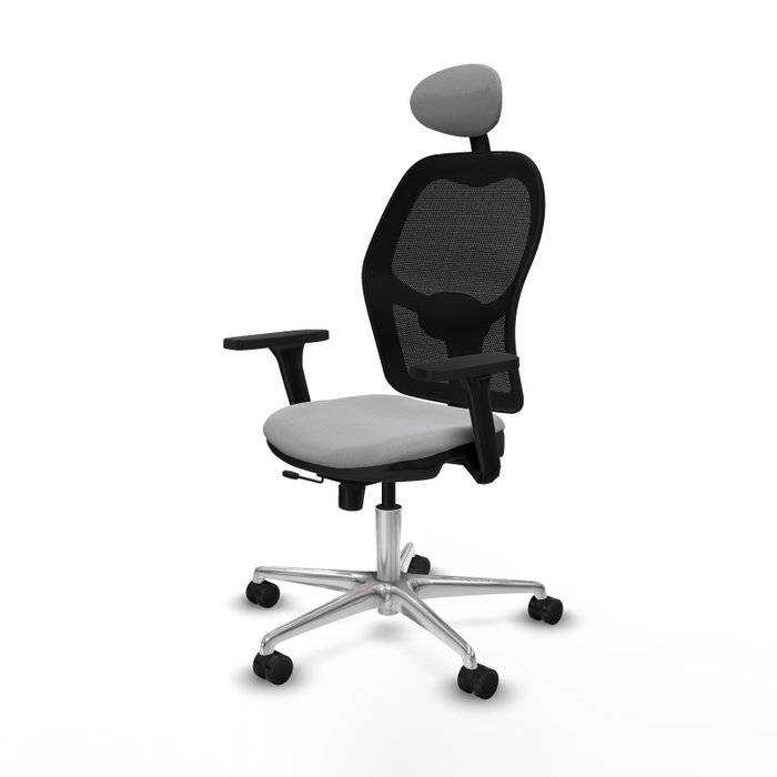 PIQUERAS Y CRESPO Silla de oficina Jorquera Gris claro/Negro PIQUERAS Y CRESPO Silla de oficina Jorquera Gris claro/Negro