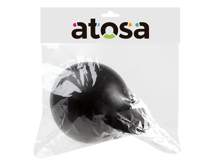 Bola con Cadena Accesorio Disfraz Prisionero Negro