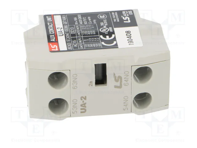 LS ELECTRIC Contactores auxiliares con agarres de tornillo y montaje frontal
