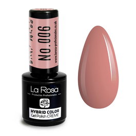 La Rosa Esmalte Semipermanente UV/LED Creme Nº 006 Rosa Empolvado