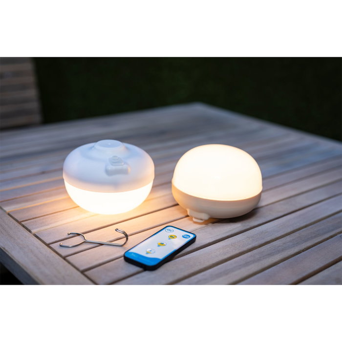 New Garden CHERRY LED Lámpara Solar Recargable Blanco Luz Cálida