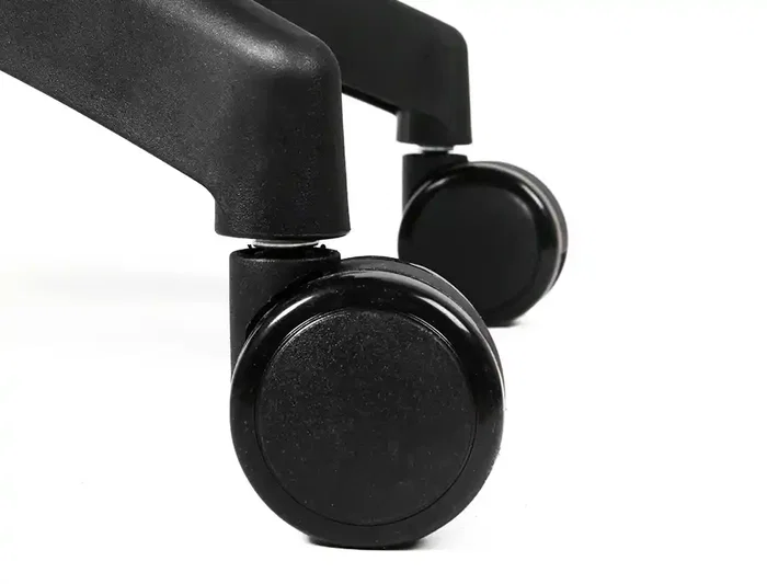 Q-connect Silla de Dirección Sorrento Malla con Base Metálica, Respaldo Transpirable, Reposabrazos Ajustables y Ruedas Premium, Color Gris, Alt Max 1320 mm