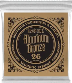 Ernie Ball Cuerda Acústica Aluminium Bronze .026