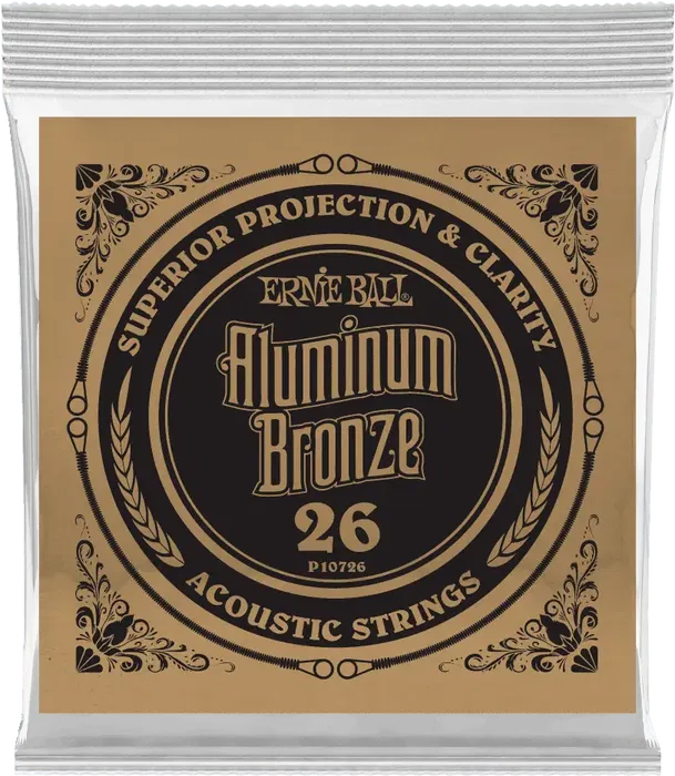 Ernie Ball Cuerda Acústica Aluminium Bronze .026