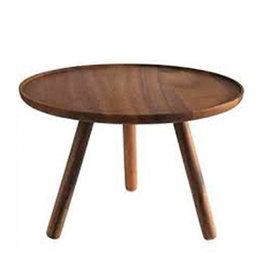 APS Soporte Buffet Madera de Acacia, 20 cm Alto x 30.5 cm Diámetro