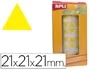 Apli Gomets Autoadhesivos Triangulares 21x21x21mm Amarillo Rollo 2832 Unidades