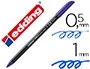 Edding Rotulador 1200 Punta Fibra Azul 0.5/1 mm para Escribir Dibujar y Bocetar