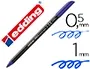 Edding Rotulador 1200 Punta Fibra Azul 0.5/1 mm para Escribir Dibujar y Bocetar