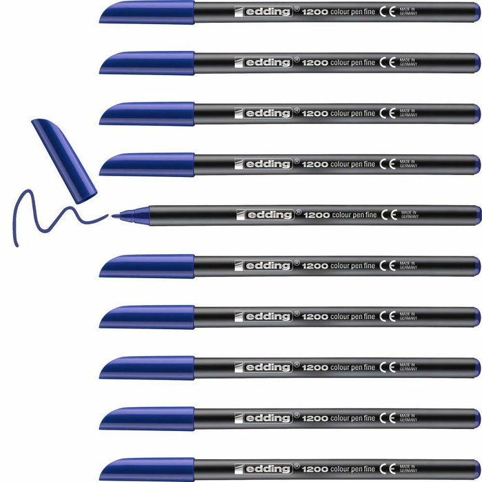 Edding Rotulador 1200 Azul con Punta de 1 mm Edding Rotulador 1200 Azul con Punta de 1 mm