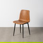 Silla Camel Metal / Simil Piel 45 X 47 X 81 cm (Set de 2)