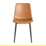 Silla Camel Metal / Simil Piel 45 X 47 X 81 cm (Set de 2)