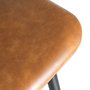 Silla Camel Metal / Simil Piel 45 X 47 X 81 cm (Set de 2)