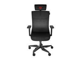 GENESIS Astat 700 Silla Gaming Ergonómica con Respaldo y Asiento de Malla, Ajustable, Reposabrazos 3D, para PC - Negro (NFG-1945)