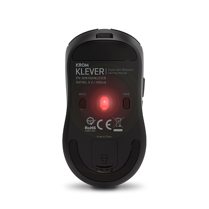 Ratón Gaming Krom KLEVER Negro 10000 dpi