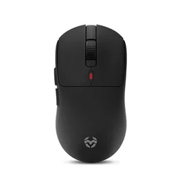 Krom Klever - Ratón Gaming Inalámbrico para Mano Derecha, Sensor Óptico Pixart PMW3325 10000 DPI, Peso Ultraligero 55g, Wireless 2.4 GHz y USB, 6 Botones, Negro