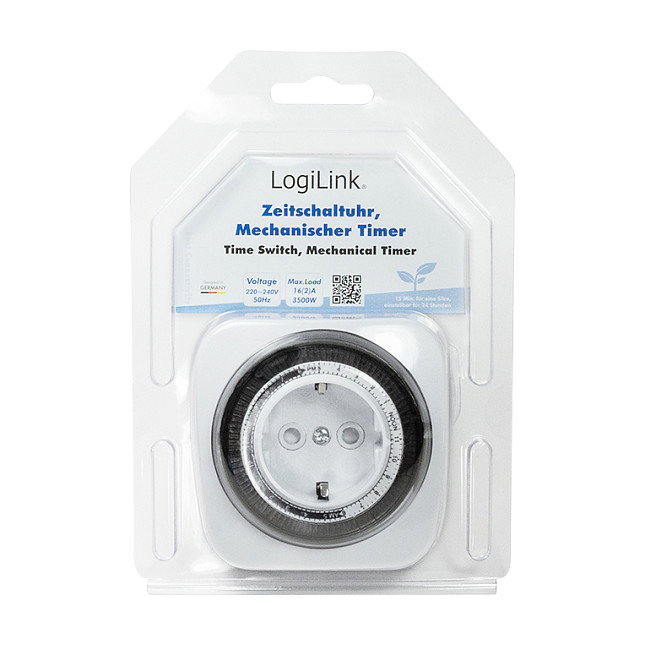 LogiLink Temporizador mecánico para interiores LogiLink Temporizador mecánico para interiores