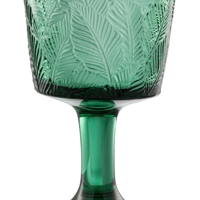 Ixia Copa Verde de Cristal Decoración 280ml