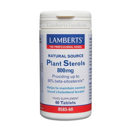 Lamberts Esteroles Vegetales 800 mg 60 comprimidos - Plant Sterol para el mantenimiento de lípidos en sangre