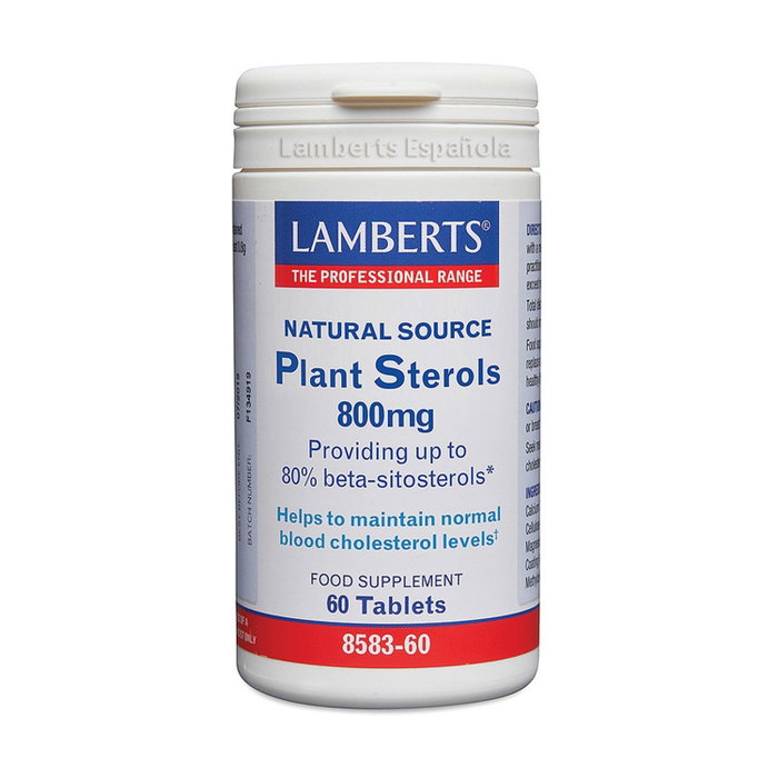 Lamberts Esteroles Vegetales 800 mg 60 comprimidos - Plant Sterol para el mantenimiento de lípidos en sangre Lamberts Esteroles Vegetales 800 mg 60 comprimidos - Plant Sterol para el mantenimiento de lípidos en sangre