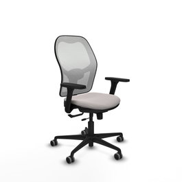 PIQUERAS Y CRESPO Silla de oficina Jorquera con mecanismo Sincro/Traslack en Blanco