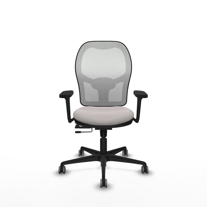 PIQUERAS Y CRESPO Silla de oficina Jorquera con mecanismo Sincro/Traslack en Blanco