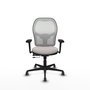 PIQUERAS Y CRESPO Silla de oficina Jorquera con mecanismo Sincro/Traslack en Blanco