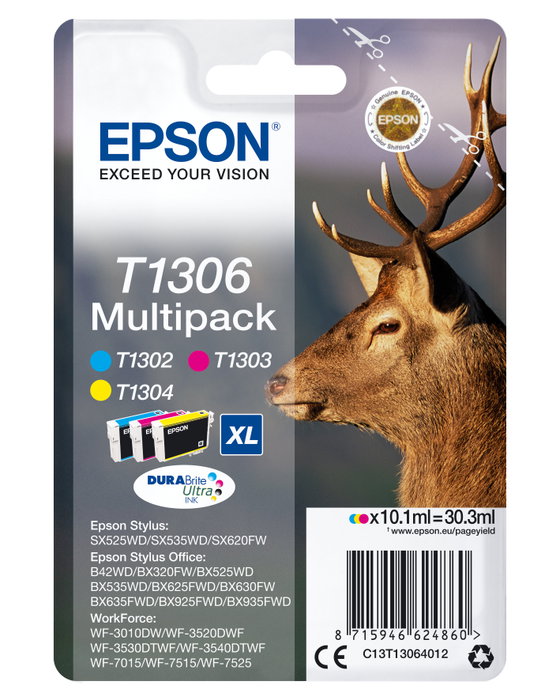 Epson C13T130640 CON ETIQUETA DE SEGURIDAD - Radio frequencia Epson C13T130640 CON ETIQUETA DE SEGURIDAD - Radio frequencia