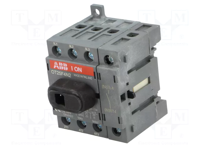 ABB Interruptor de aislamiento OT de 4 polos y 25A ABB Interruptor de aislamiento OT de 4 polos y 25A