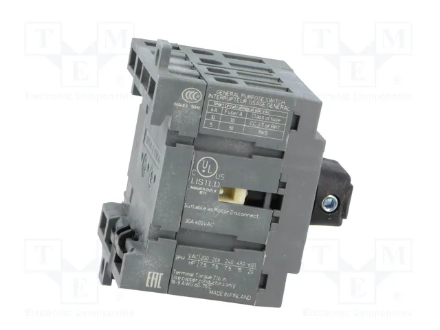 ABB Interruptor de aislamiento OT de 4 polos y 25A ABB Interruptor de aislamiento OT de 4 polos y 25A