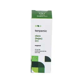 TERPENIC Aceite Esencial de Clavo Hojas Alimentario Bio 10ml - 100% Puro de Indonesia, Uso Oral y Tópico