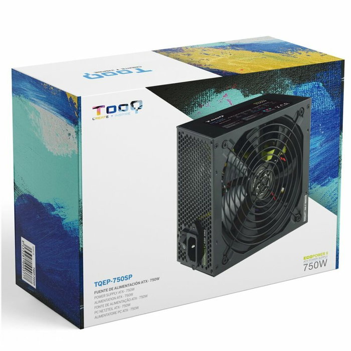 TOOQ TQAPOLO-750SP 750W ATX PFC Activo Negro