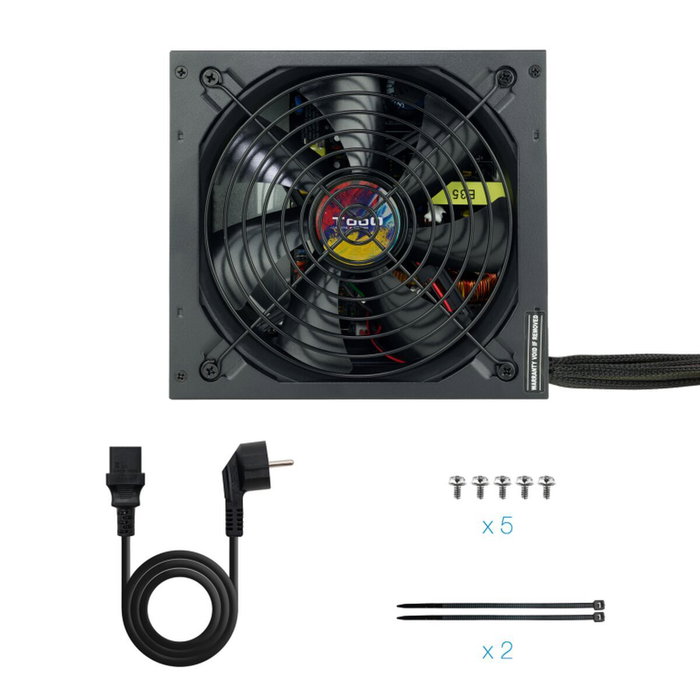 TOOQ TQAPOLO-750SP 750W ATX PFC Activo Negro