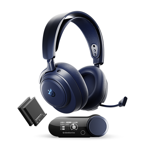 SteelSeries Auriculares Gaming Arctis Nova Pro Omni M.Blue (61723) - Para PC, Consolas y Móvil