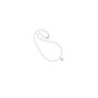 Diamonfire Collar de Plata de Ley con Circonita y Perla