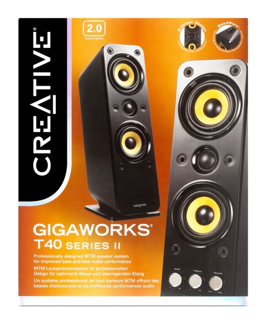 Creative Labs GigaWorks T40 Series II Altavoces para PC 32 W Negro Creative Labs GigaWorks T40 Series II Altavoces para PC 32 W Negro