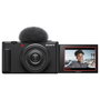 Sony ZV-1F Cámara para Vlog con Lente Zeiss 20mm, Negro