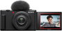 Sony ZV-1F Cámara para Vlog con Lente Zeiss 20mm, Negro