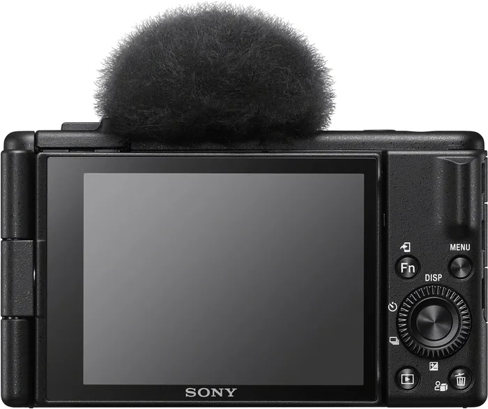 Sony ZV-1F Cámara para Vlog con Lente Zeiss 20mm, Negro