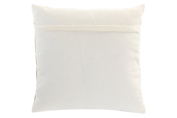 DKD Home Decor Cojín de Algodón Bordado a Mano Crudo 45x45 cm