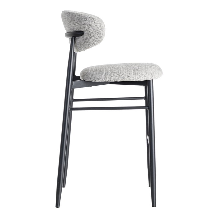 Taburete 75 cm Gris Tejido-Metal 54 X 52 X 105 cm (Set de 2) Taburete 75 cm Gris Tejido-Metal 54 X 52 X 105 cm (Set de 2)