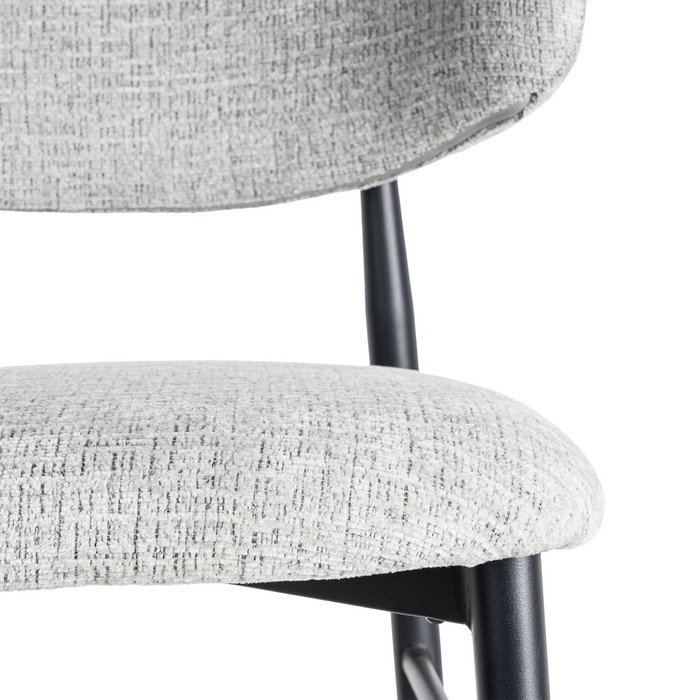 Taburete 75 cm Gris Tejido-Metal 54 X 52 X 105 cm (Set de 2) Taburete 75 cm Gris Tejido-Metal 54 X 52 X 105 cm (Set de 2)